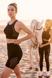 Mesh Racerback Sports Bra