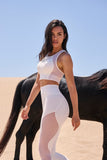 Mesh Racerback Sports Bra